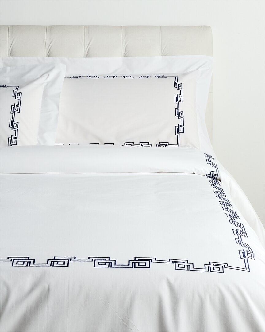 

Dea Italian Linens Sinfonia Toscana Комплект пододеяльников с греческой вышивкой, цвет White