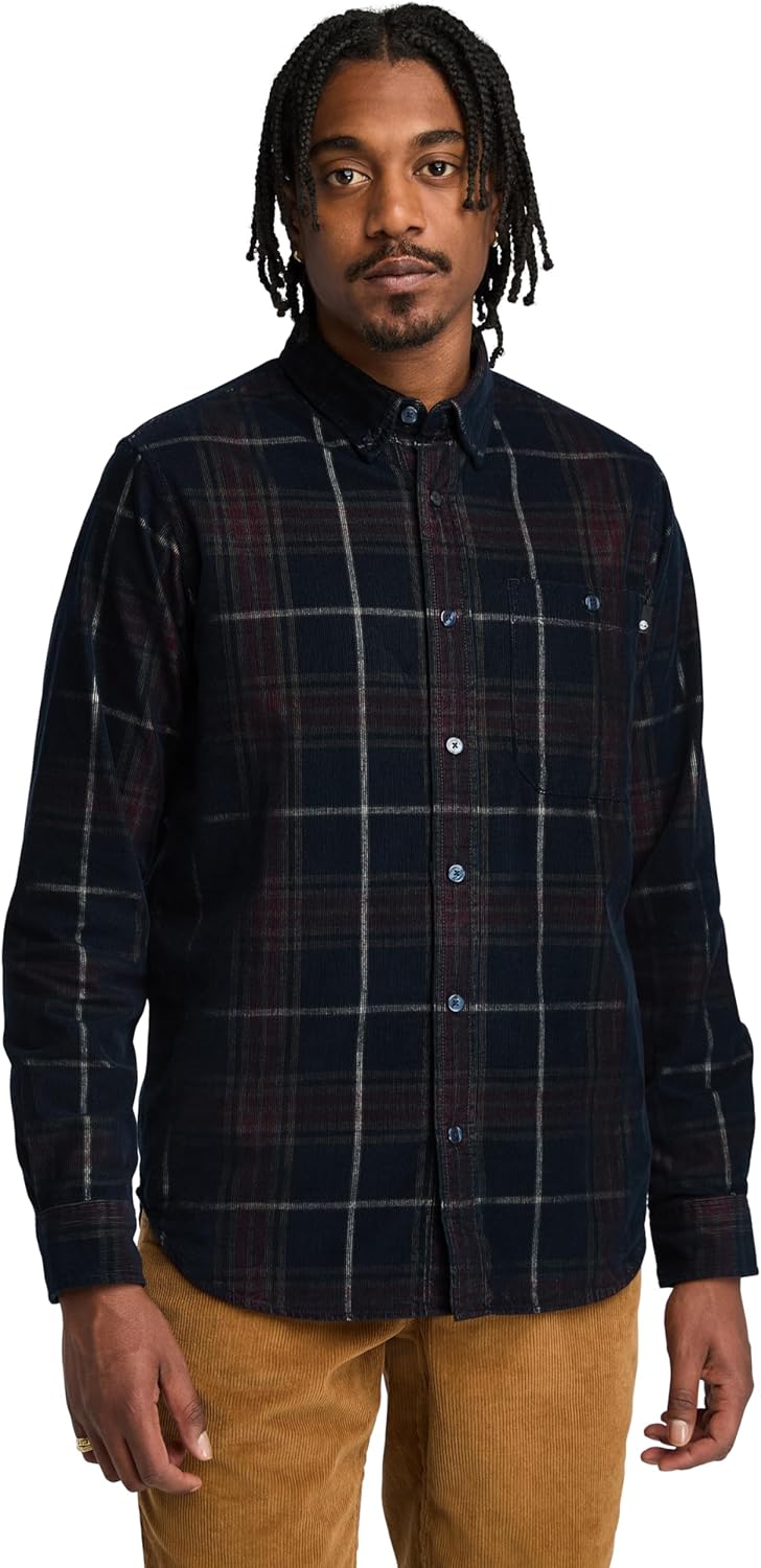 

Рубашка Timberland Men's Corduroy Check, Dark Sapphire