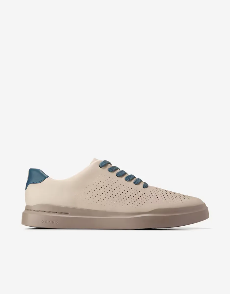 

Мужские кожаные кроссовки из перфорированного нубука Cole Haan, бежевый