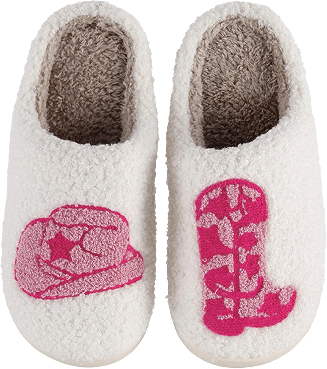 

Тапочки JINLONYU в виде ковбойских сапог и шляпы для женщин и мужчин, милые тапочки с клубникой, уютные домашние тапочки для пары, для дома и улицы, Cowgirl Hat