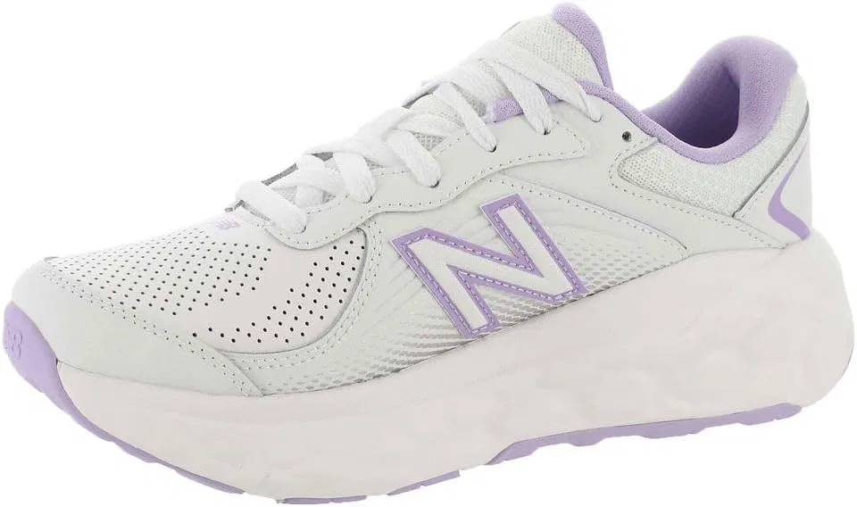 Кроссовки Fresh Foam X, New Balance, детские, цвет White/Lilac Glo/White — фото 4