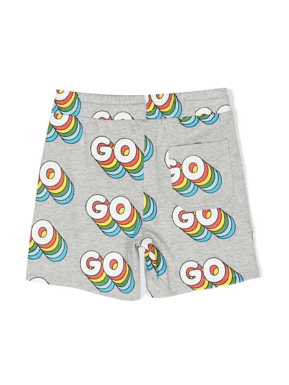 Спортивные шорты с принтом Go Stella McCartney Kids, серый — фото 2