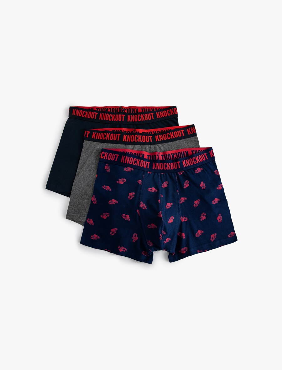 

Боксеры Koton, цвет Blue/Grey/Black