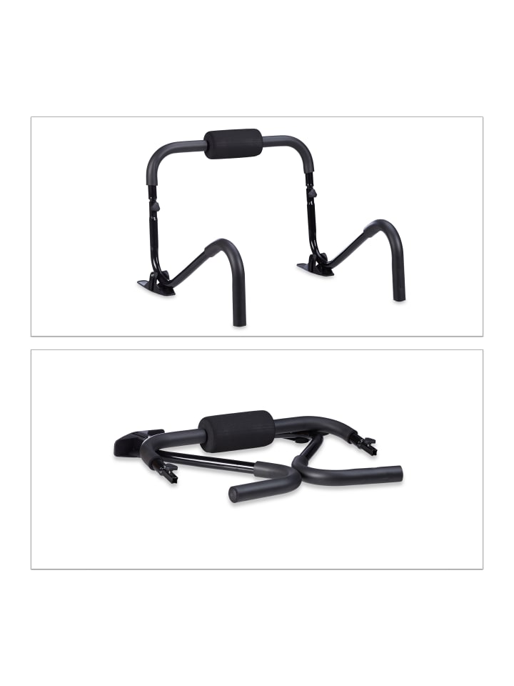 

Relaxdays Тренажер для пресса черного цвета - (Ш)60 x (В)50 x (Г)50 см