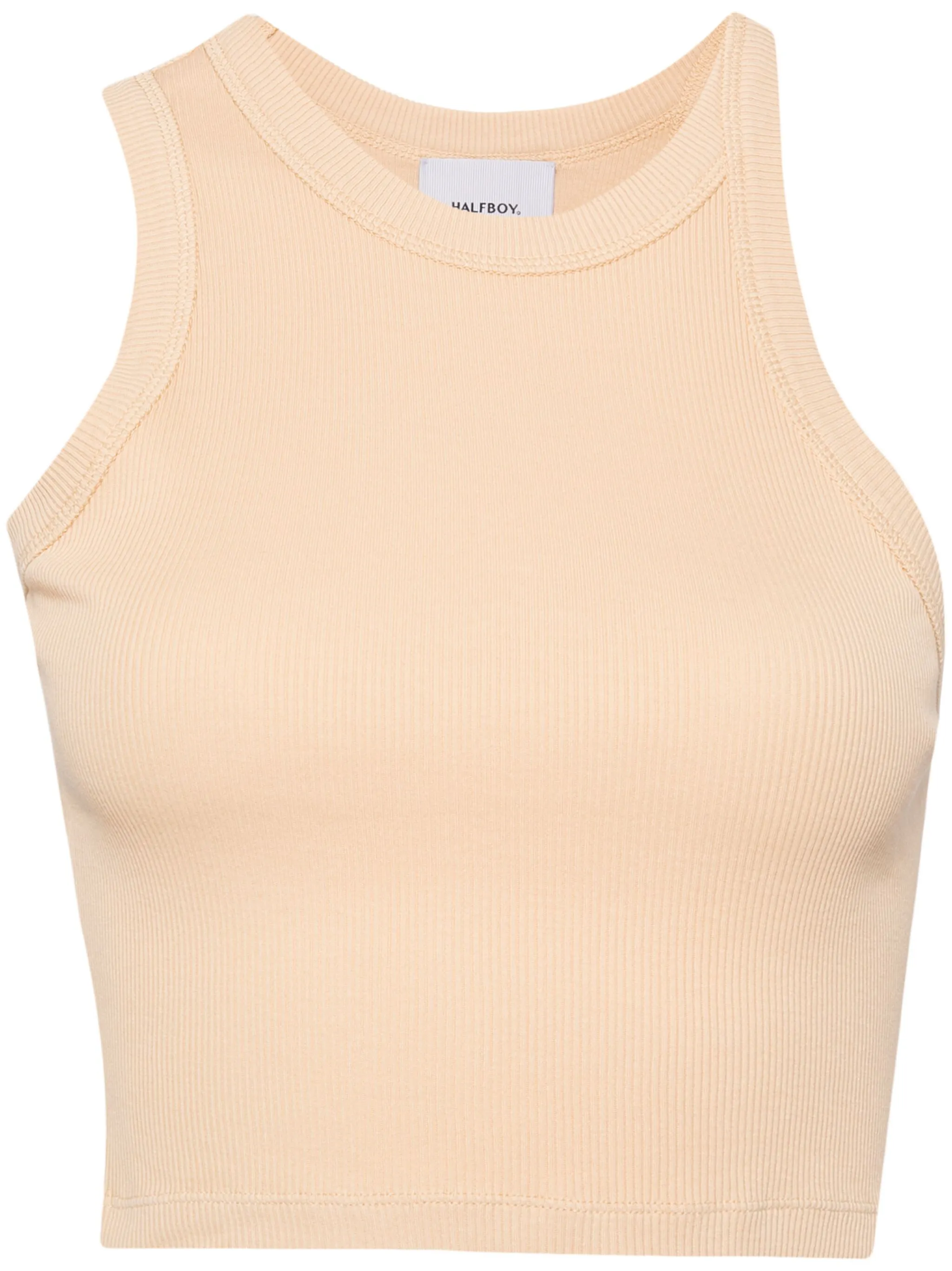 

Топ с вышитым логотипом Halfboy, коричневый