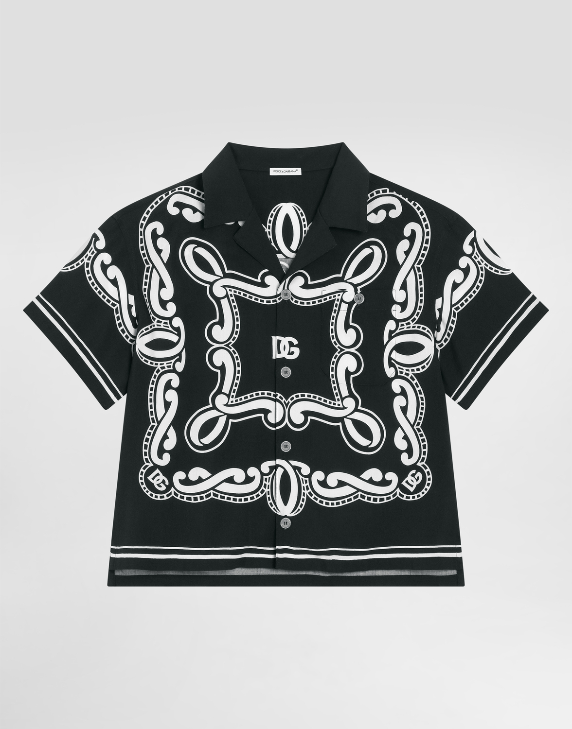 

Рубашка батик с принтом бандана Dolce&Gabbana, мультиколор