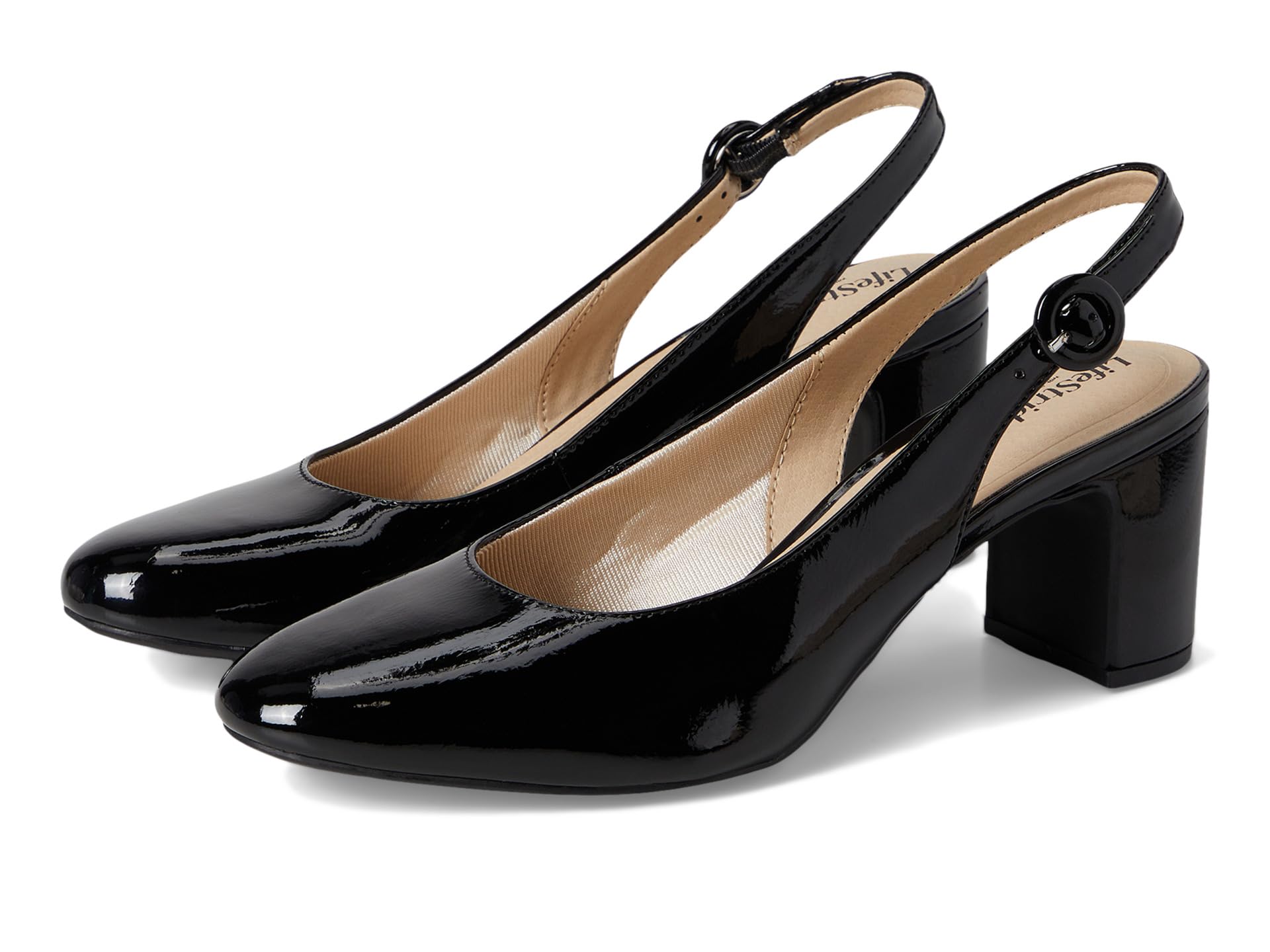 Туфли LifeStride Tia, Black Faux Leather