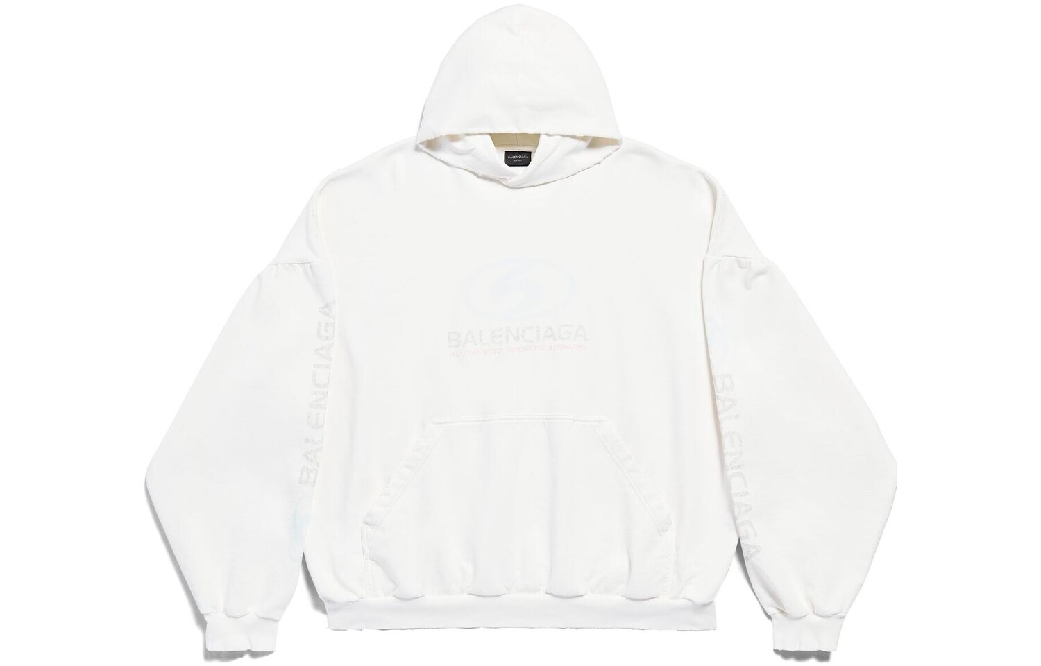 

Толстовка унисекс белая Balenciaga, белый