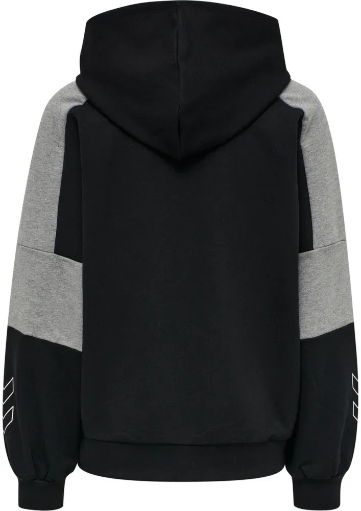 Капуzenpullover из органического хлопка Hummel, черный — фото 2