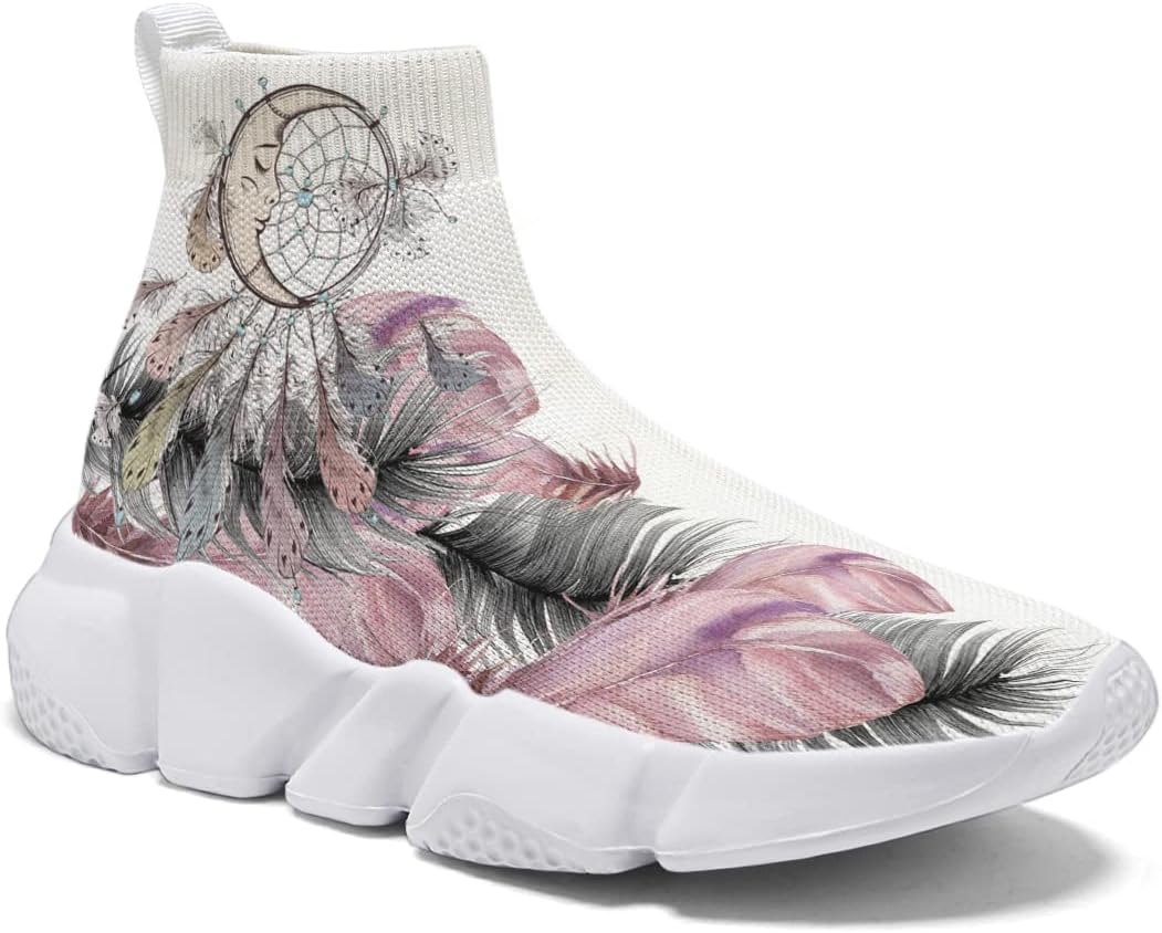 

Мужские модные кроссовки Hetios Dreamcatcher - прогулочные, беговые, сетчатые, для тренировок, повседневные носочные кроссовки, Dreamcatcher 04