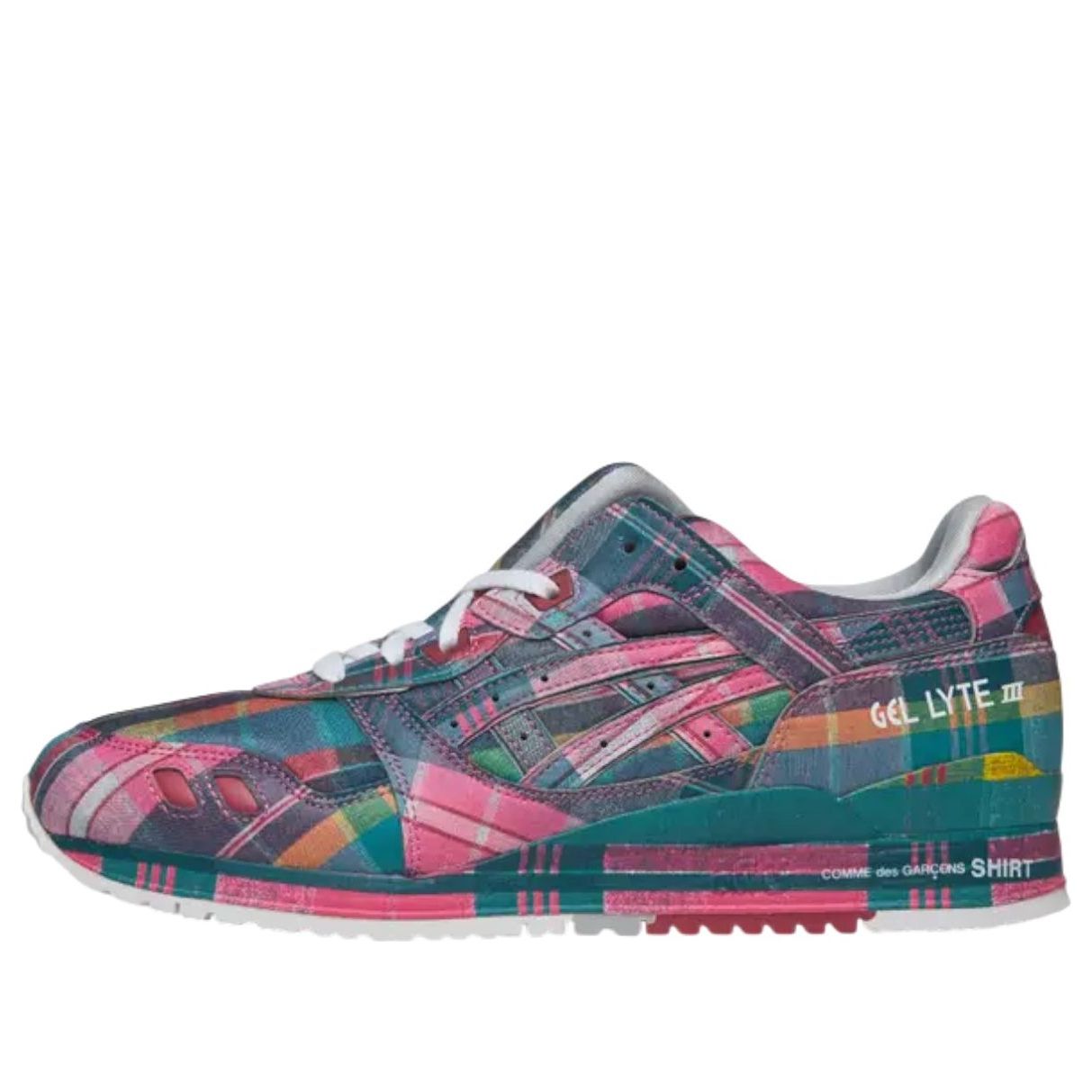 РУБАШКА Asics x COMME des GARCONS Gel-Lyte III '07 Remastered 'Pink Plaid'