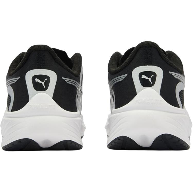 Pounce Lite низкие детские кроссовки для бега silver black unisex PUMA, серебряный черный — фото 4
