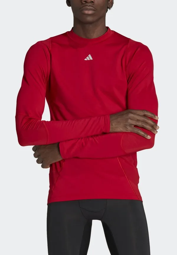Футболка с длинными рукавами running techfit coldre Adidas Performance, Rot — фото 4