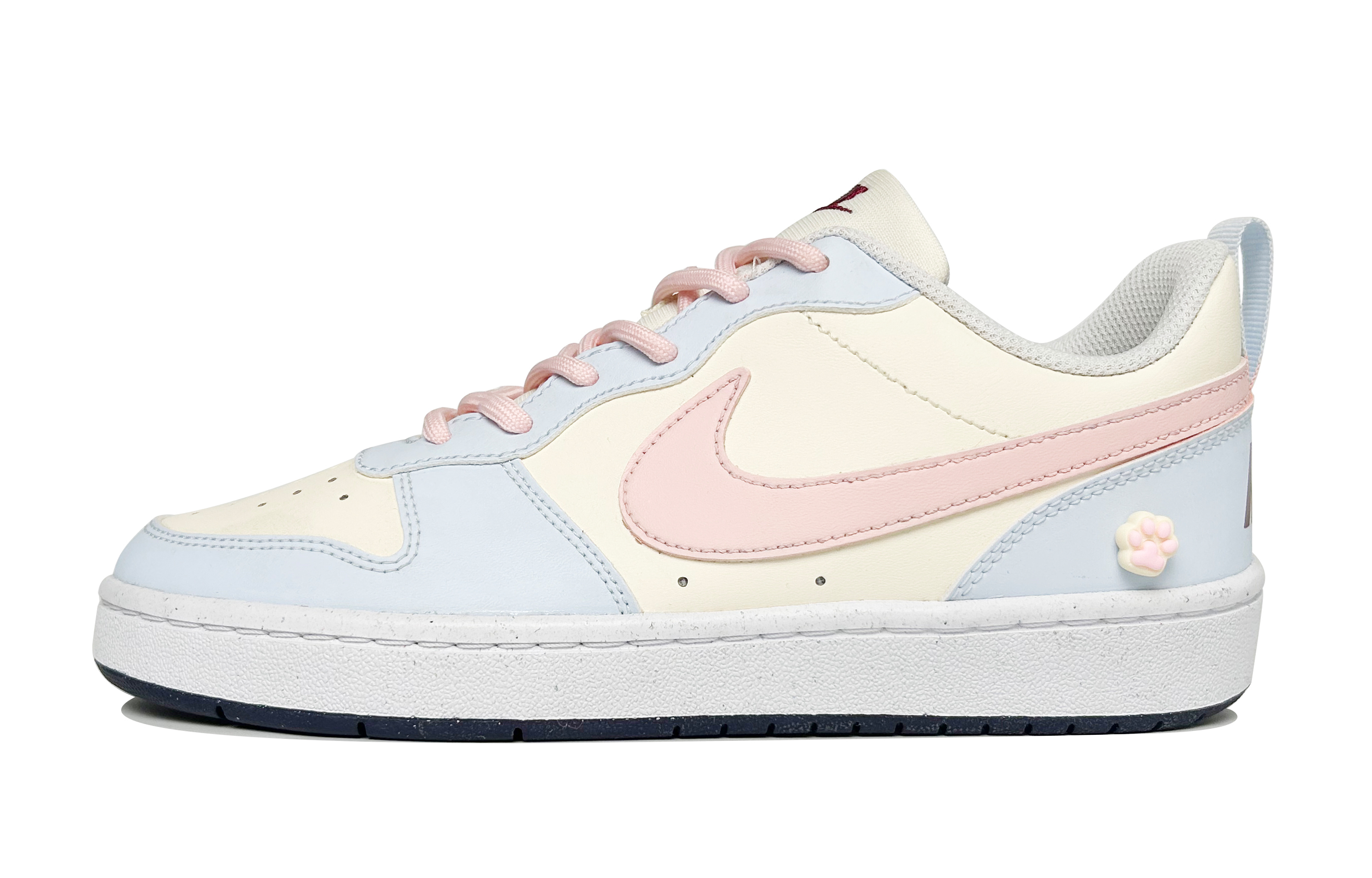 

Детские скейтерские кроссовки Court Borough для младших школьников Nike, синий/розовый