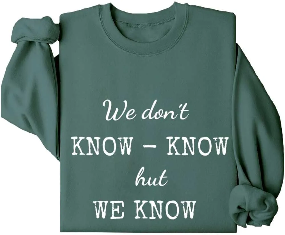 

Толстовка We Don't Know But We Know с капюшоном Relliot