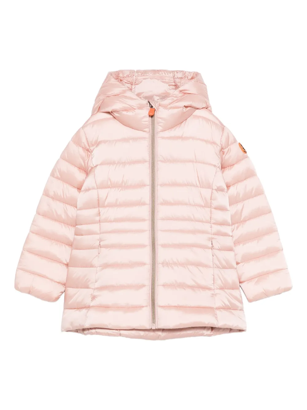 

Стеганая пуховая куртка с капюшоном Save The Duck Kids, розовый