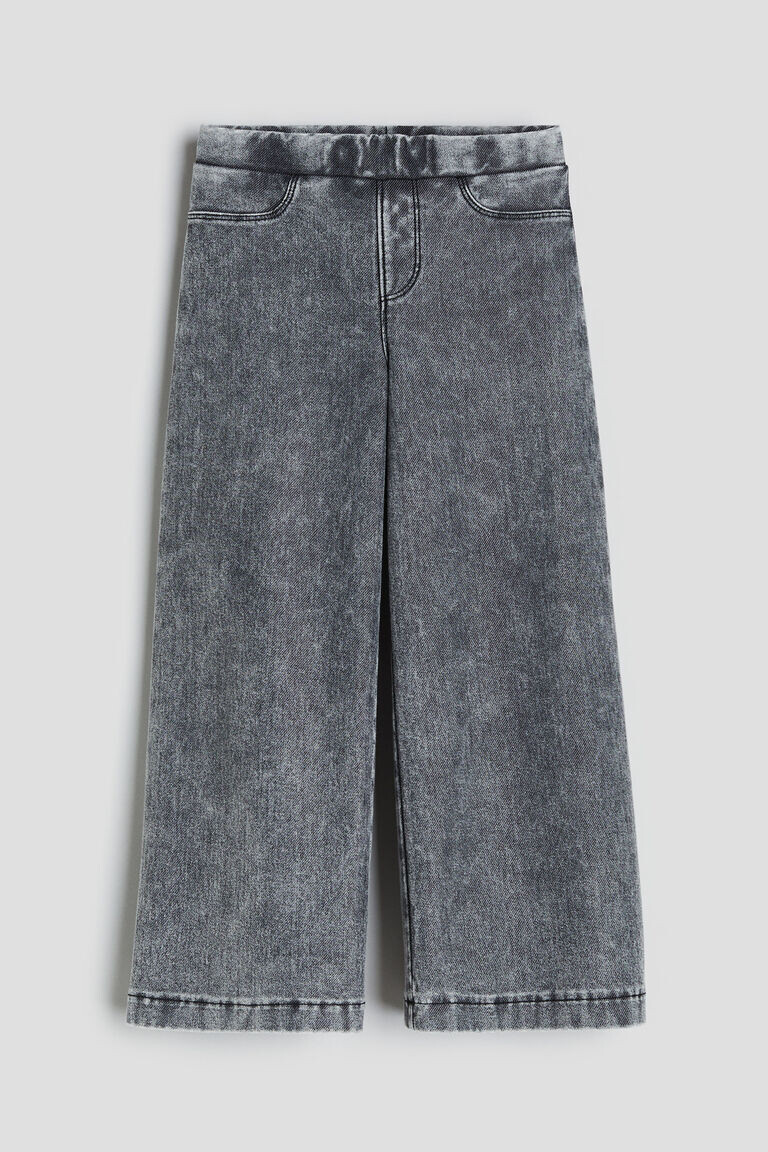 

Широкие брюки под деним H&M, фиолетовый