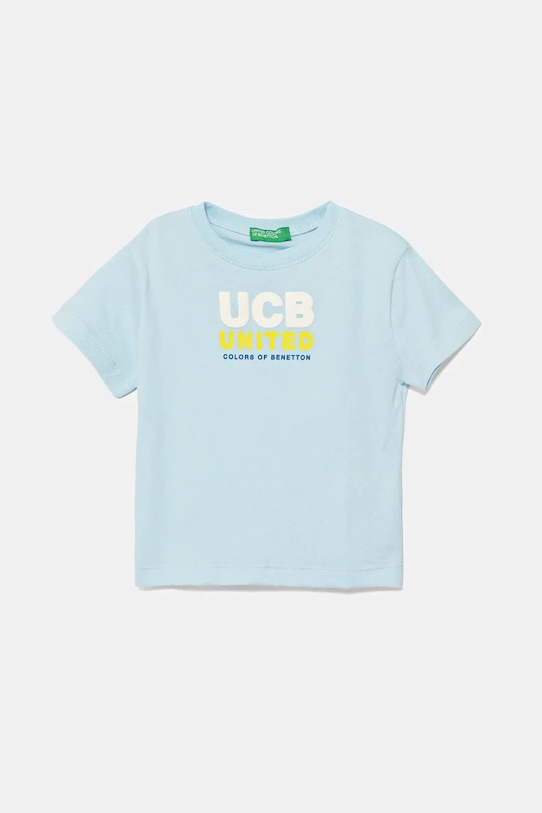 

Детская хлопковая футболка United Colors Of Benetton, синий