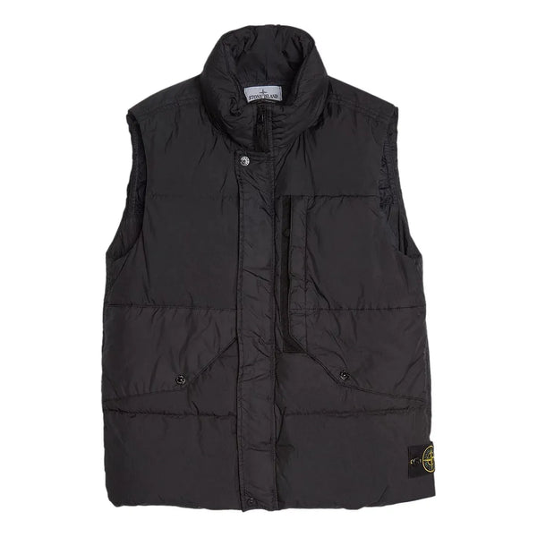 

Жилет crinkle reps down vest 'black' Stone Island, черный