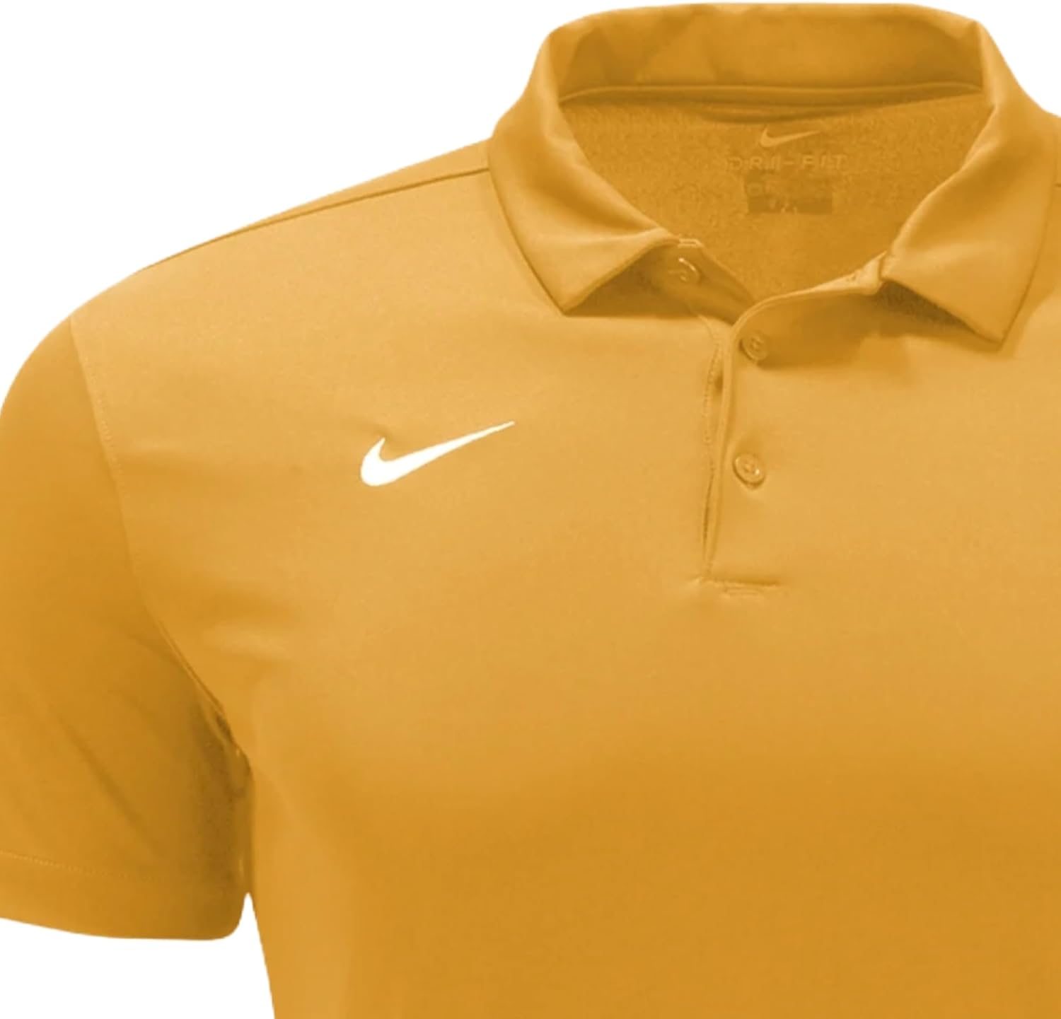 Мужская рубашка-поло Nike Dri-FIT с коротким рукавом, Sundown — фото 4