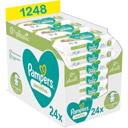 

Детские салфетки Pampers 0% 1248 Салфетки 104 шт.