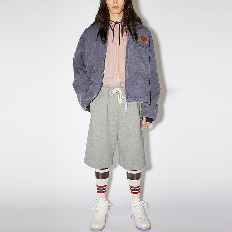 Футболка SS22 Casual Unisex светло-серый меланж Acne Studios — фото 4