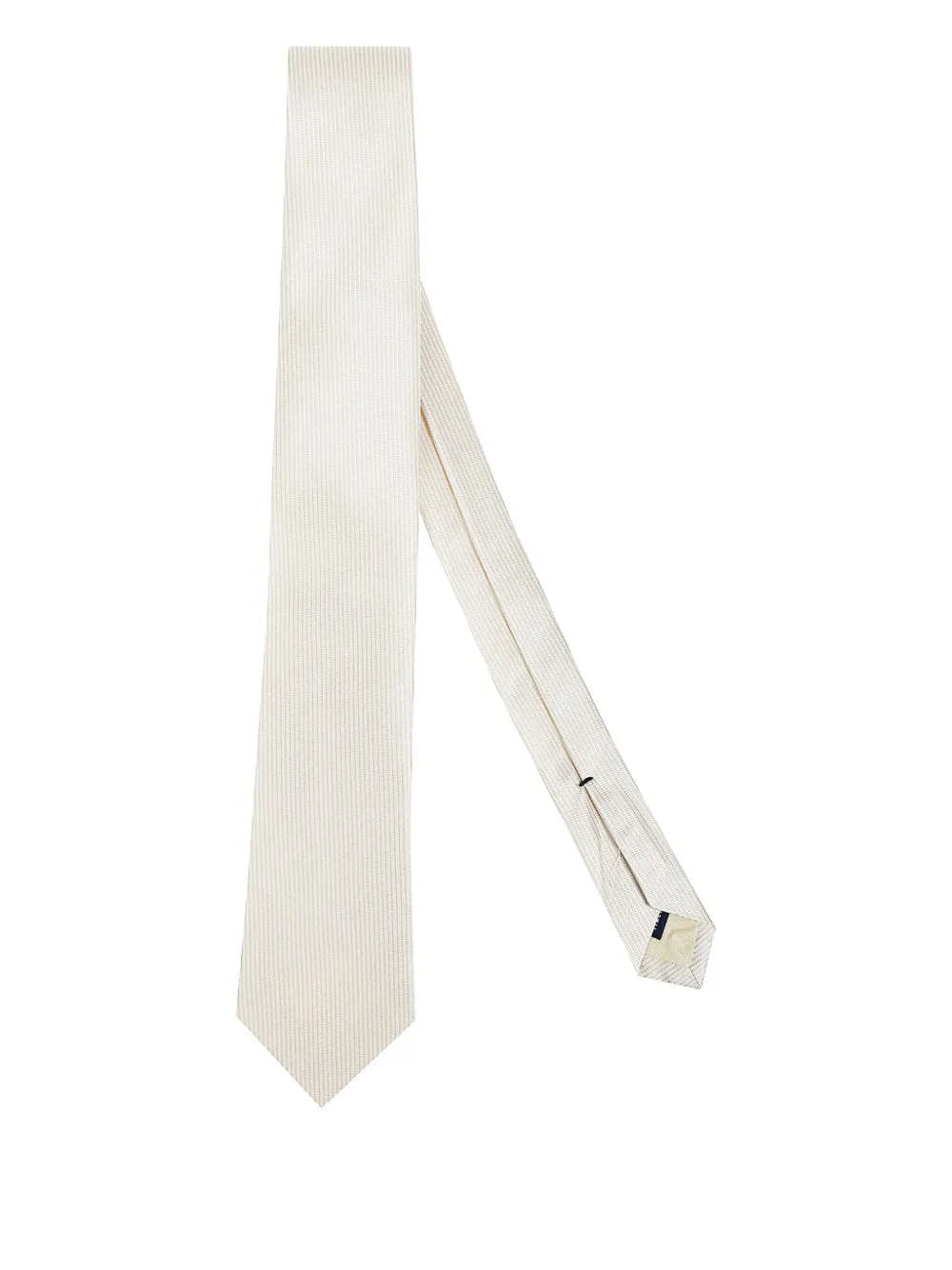 

Шелковый галстук в полоску Errico Formicola, нейтральный