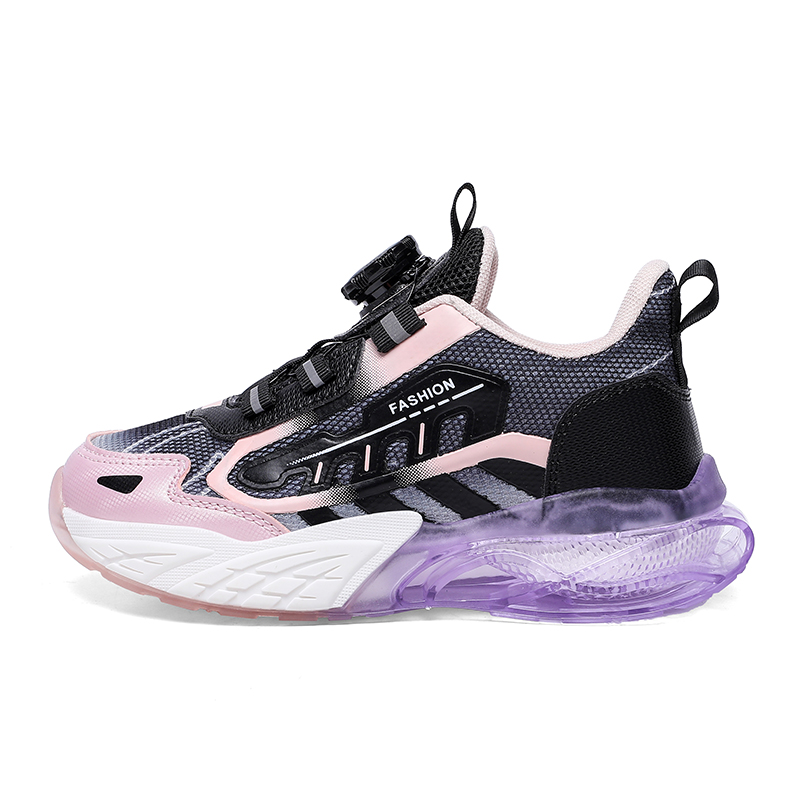 

Кроссовки для бега с низким верхом, устойчивые к скольжению, истиранию и отскоку, детские QIQUDUCK, розовый