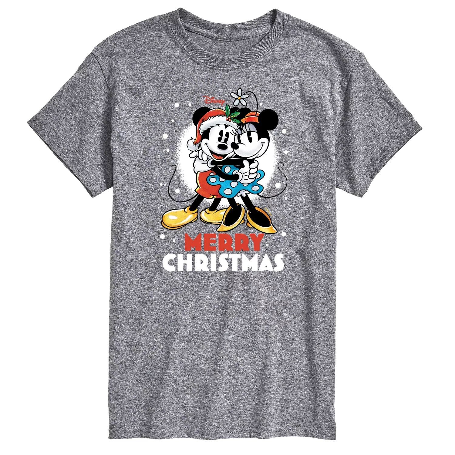 

Футболка с рисунком Микки и Минни 's Big & Tall Merry Christmas Disney
