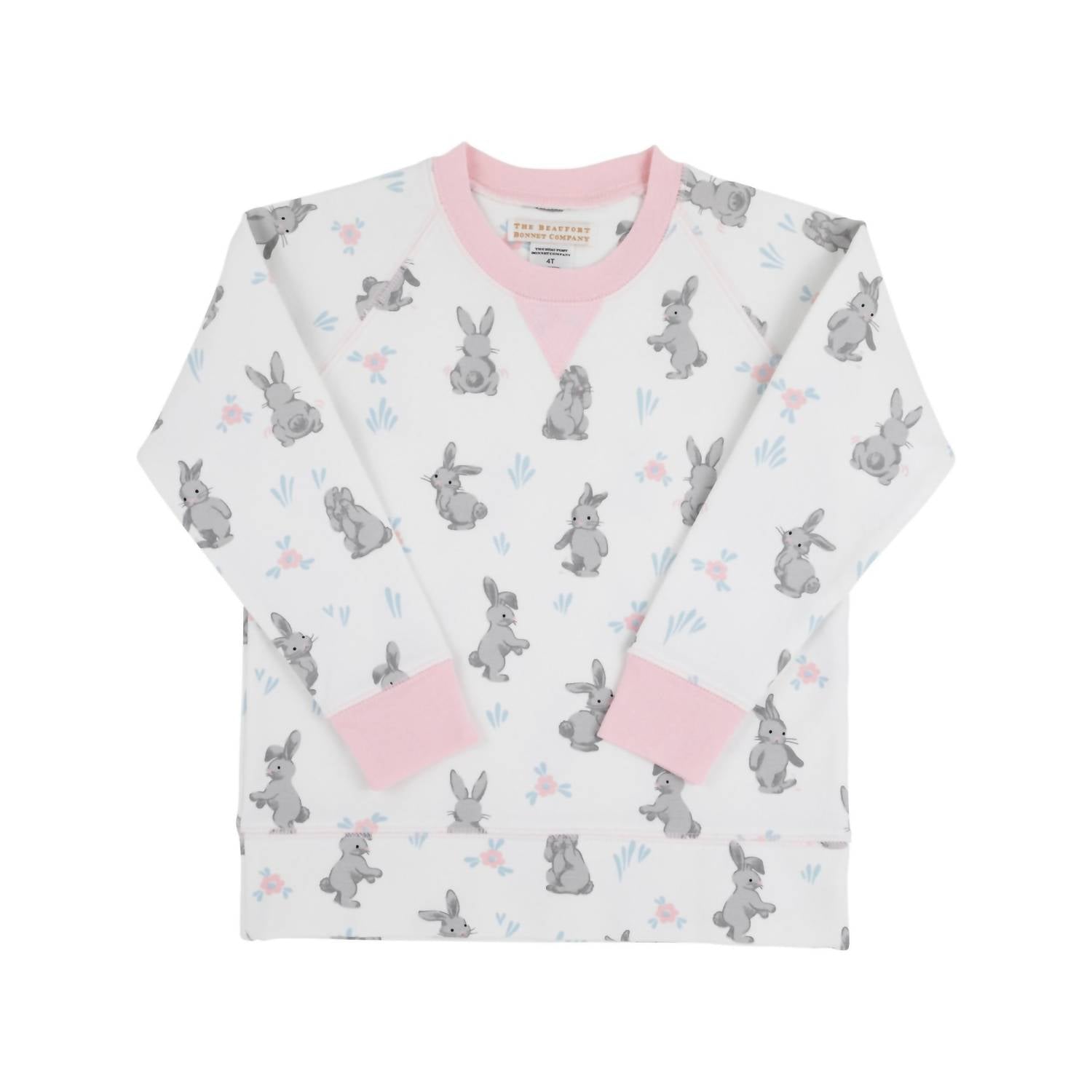 

Детский уютный свитшот Cassidy с розовыми кроликами The Beaufort Bonnet Company