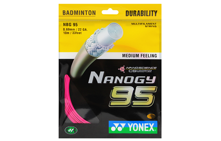 

Струны для бадминтонной ракетки унисекс 2 штуки YONEX, фиолетовый