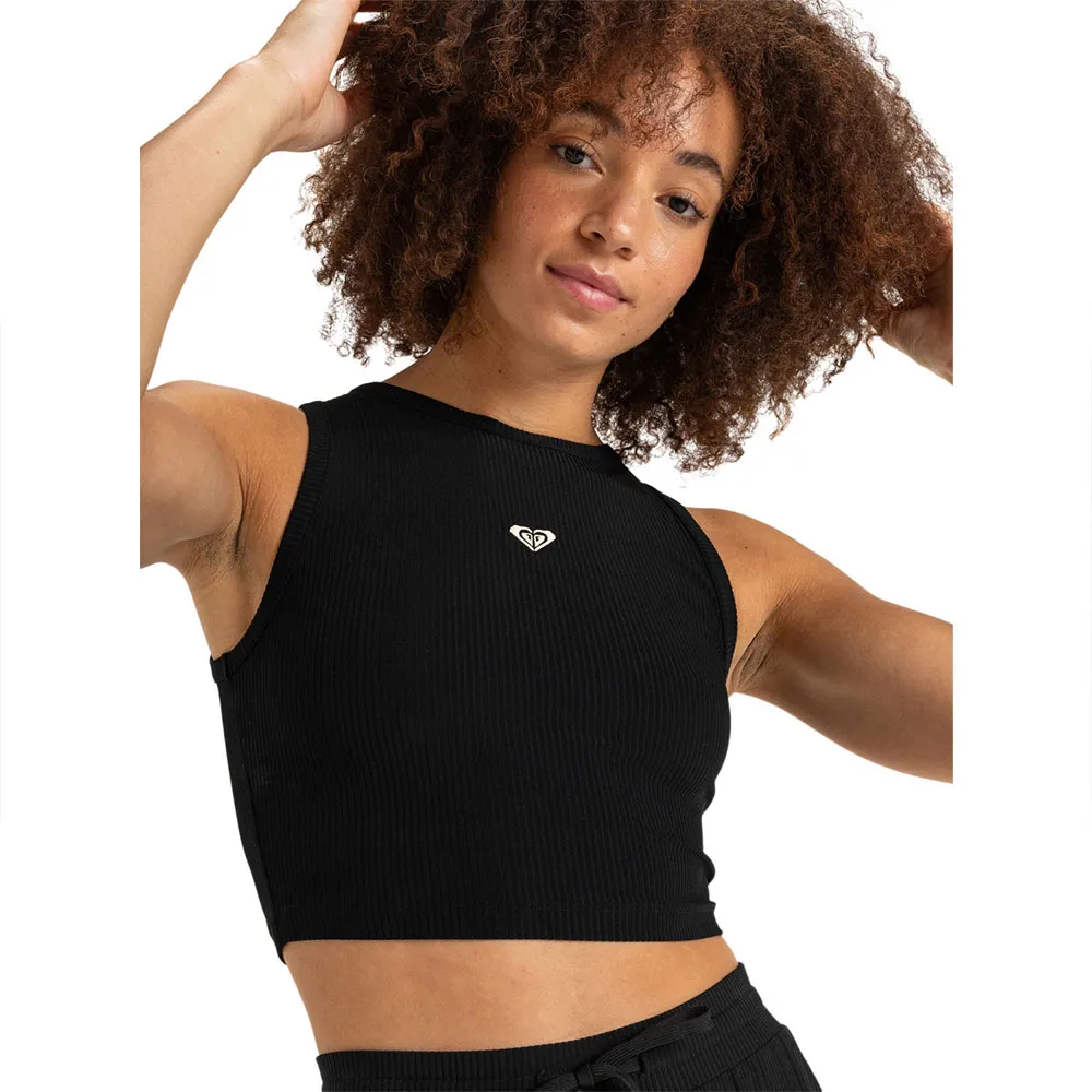 

Футболка без рукавов Roxy Rise & Vibe Rib 2, черный