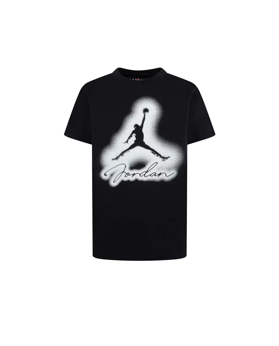 

Футболка с коротким рукавом Jordan Airbrushed для мальчиков, черный