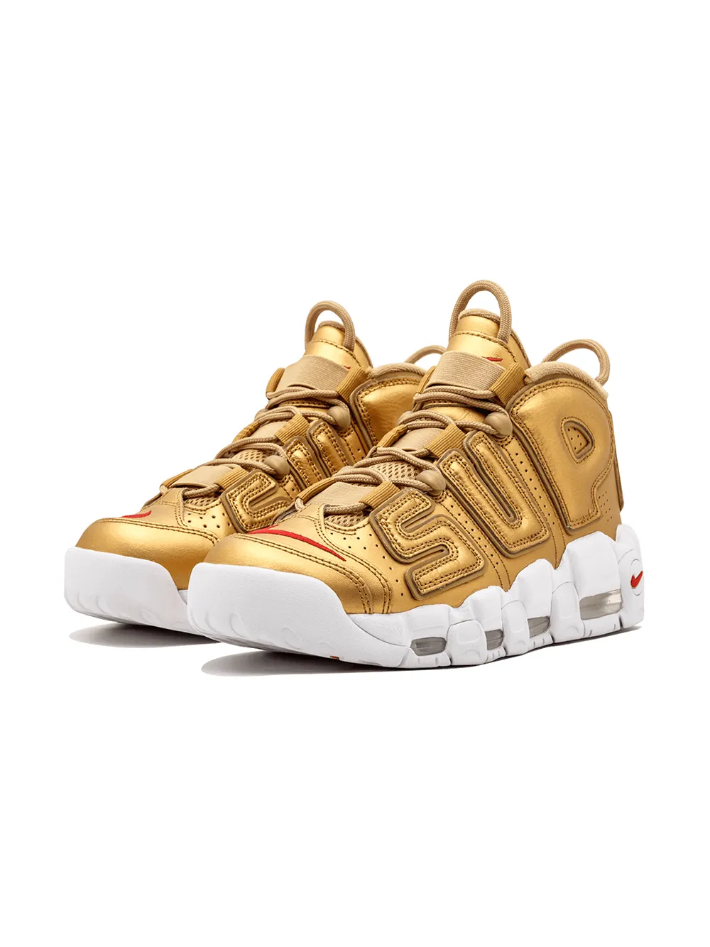 Кроссовки Air More Uptempo из коллаборации с Nike Supreme, металлик — фото 2
