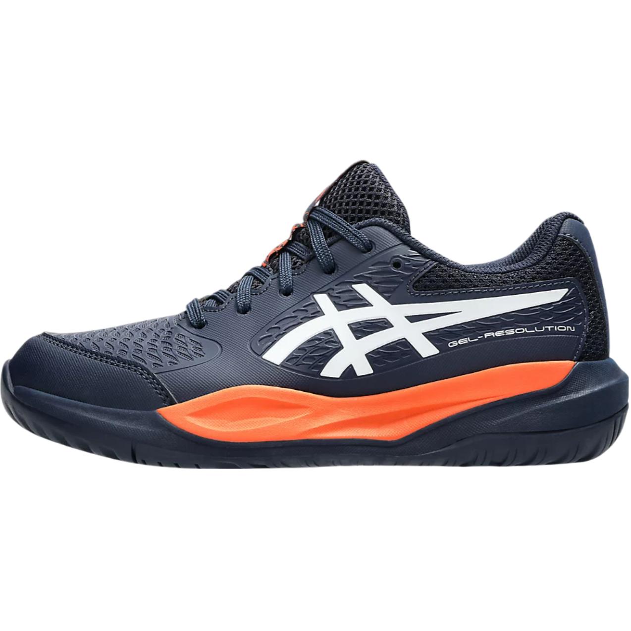 

Износостойкие низкие кроссовки для детей и подростков ASICS, синий/оранжевый
