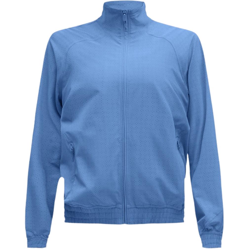 

Lululemon Адаптированная перфорированная куртка для бега, Pool Party Blue/Pool
