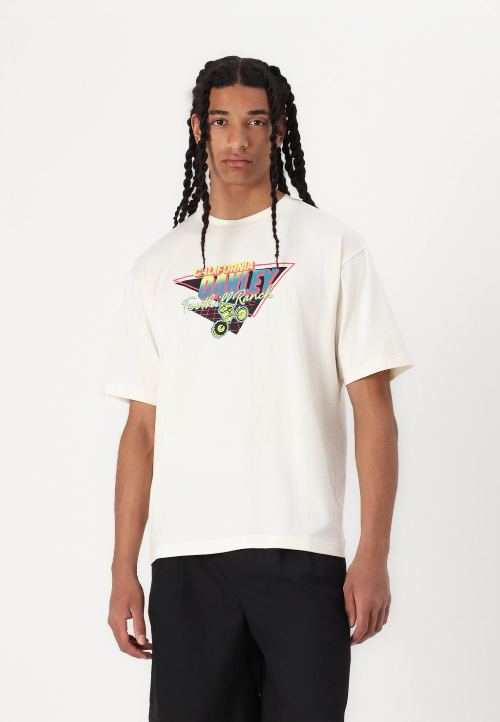 

Футболка с принтом NEW RETRO TEE Oakley, кремовый