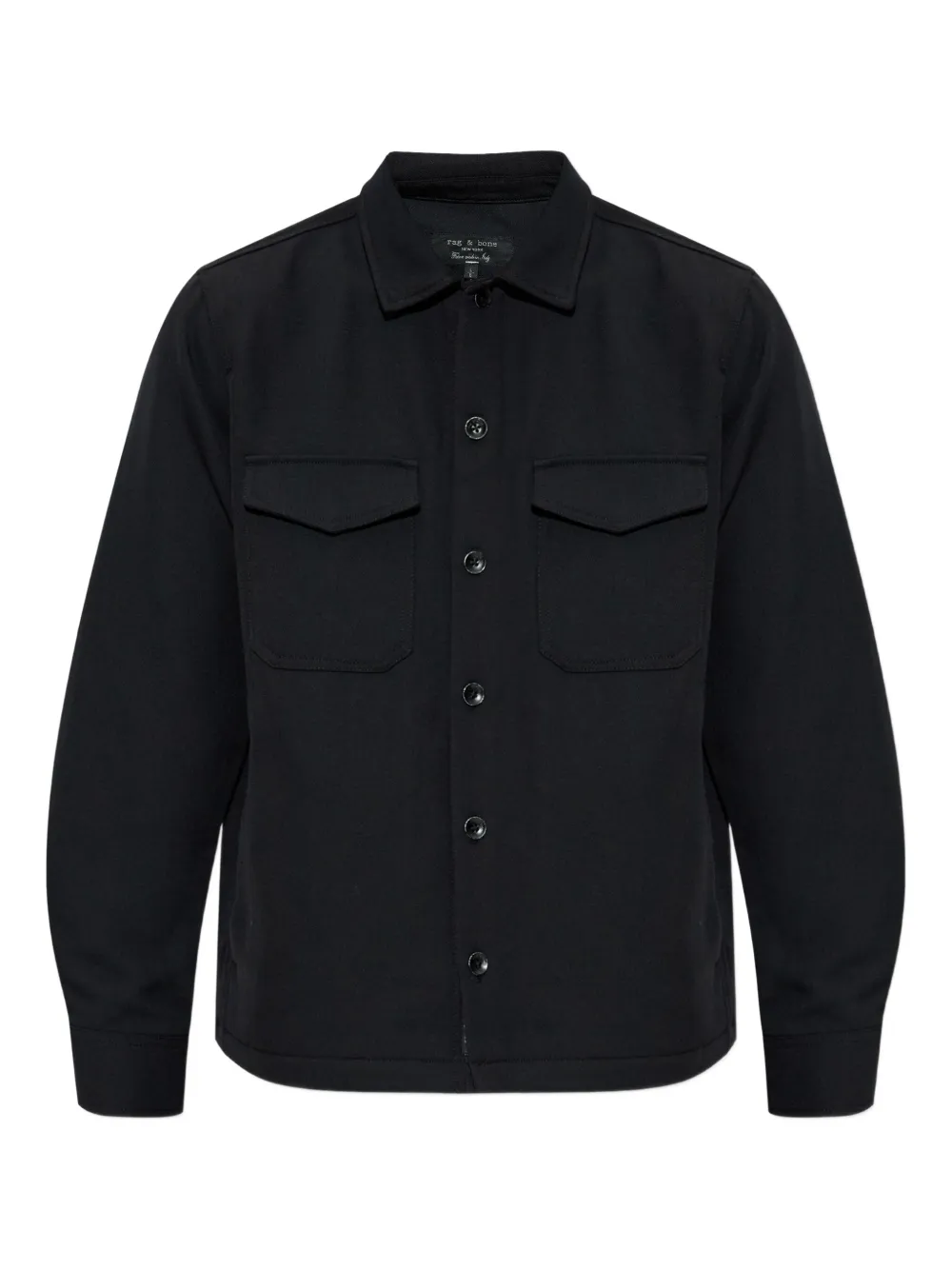 

Пиджак с клапанами на карманах rag & bone, черный