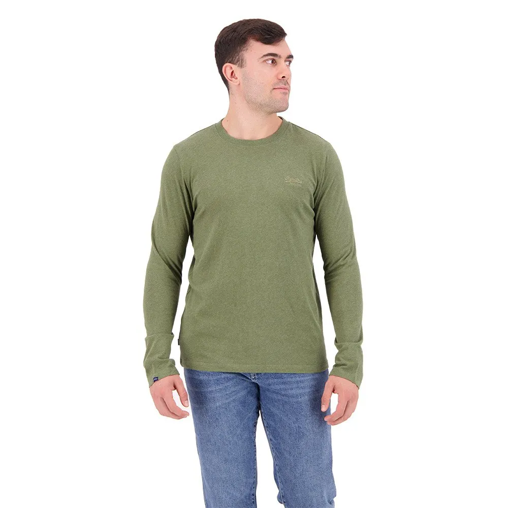 

Лонгслив Superdry Vintage Logo Embroidered, черный