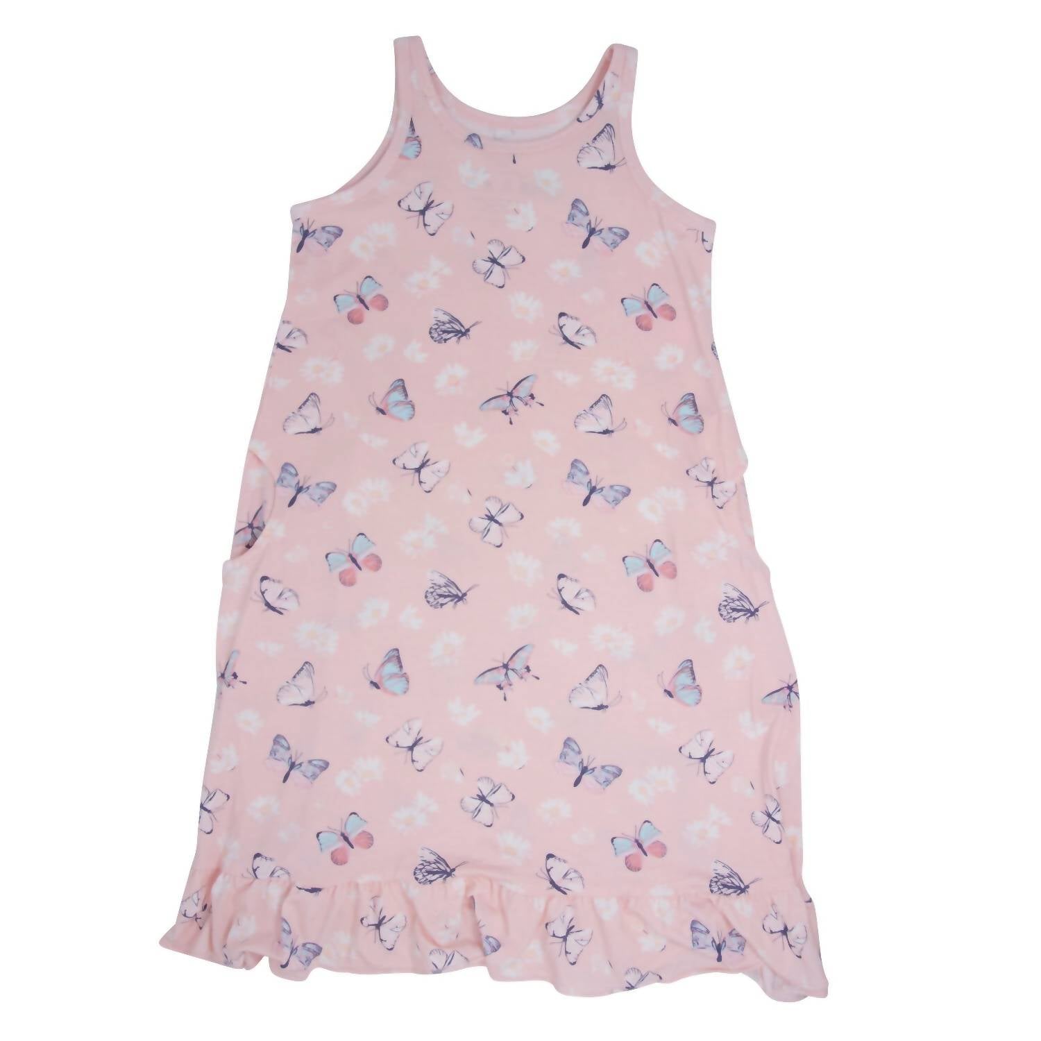 

Детское летнее бохо-платье Butterfly Daisy в розовом цвете Sweet Bamboo