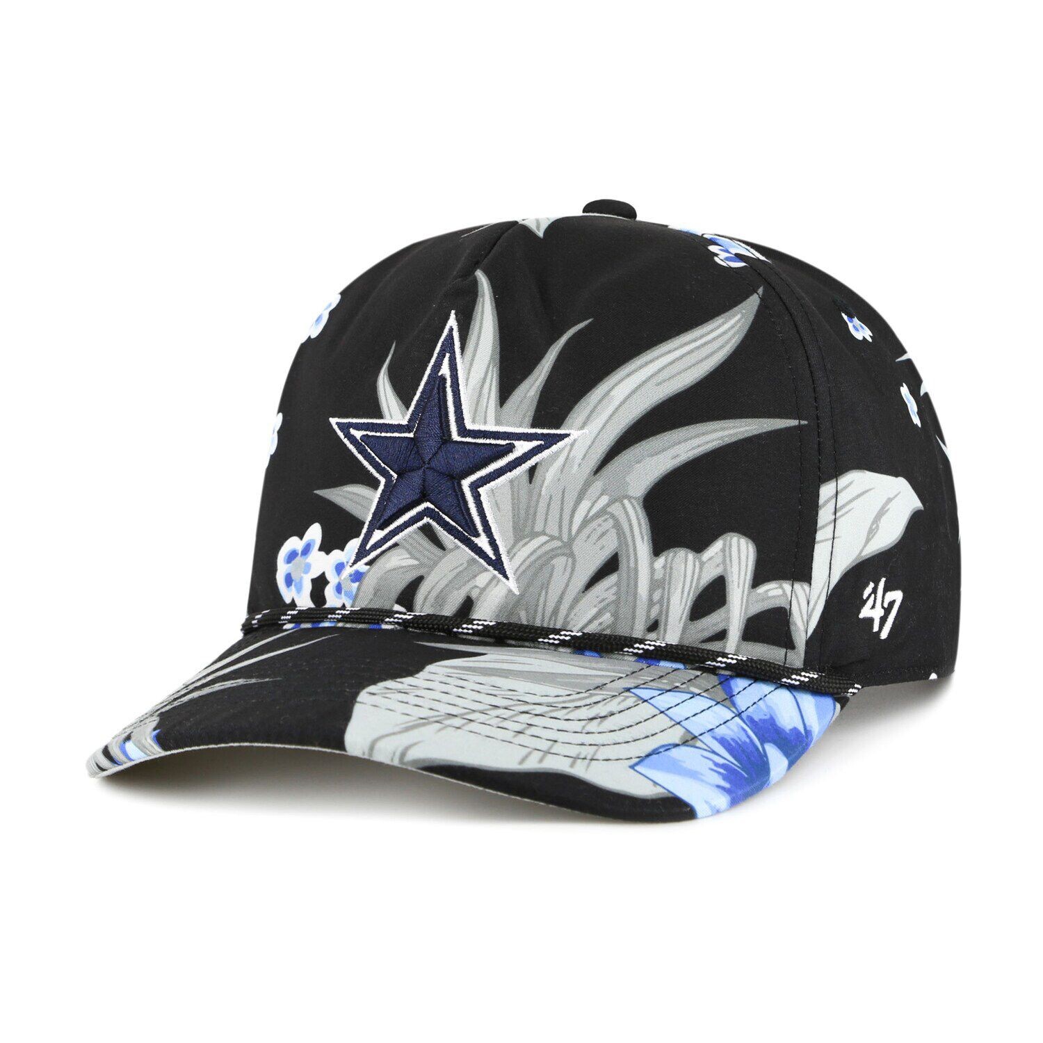 

Мужская регулируемая шляпа Black Dallas Cowboys '47 Dark Tropic Hitch