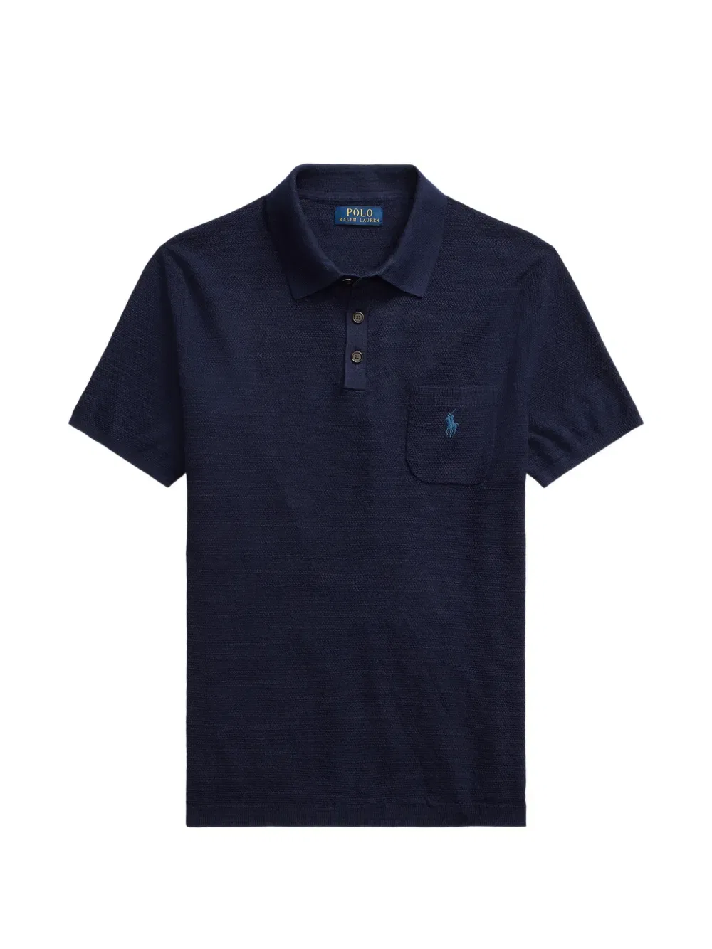 Рубашка-поло с нагрудным карманом Polo Ralph Lauren, синий