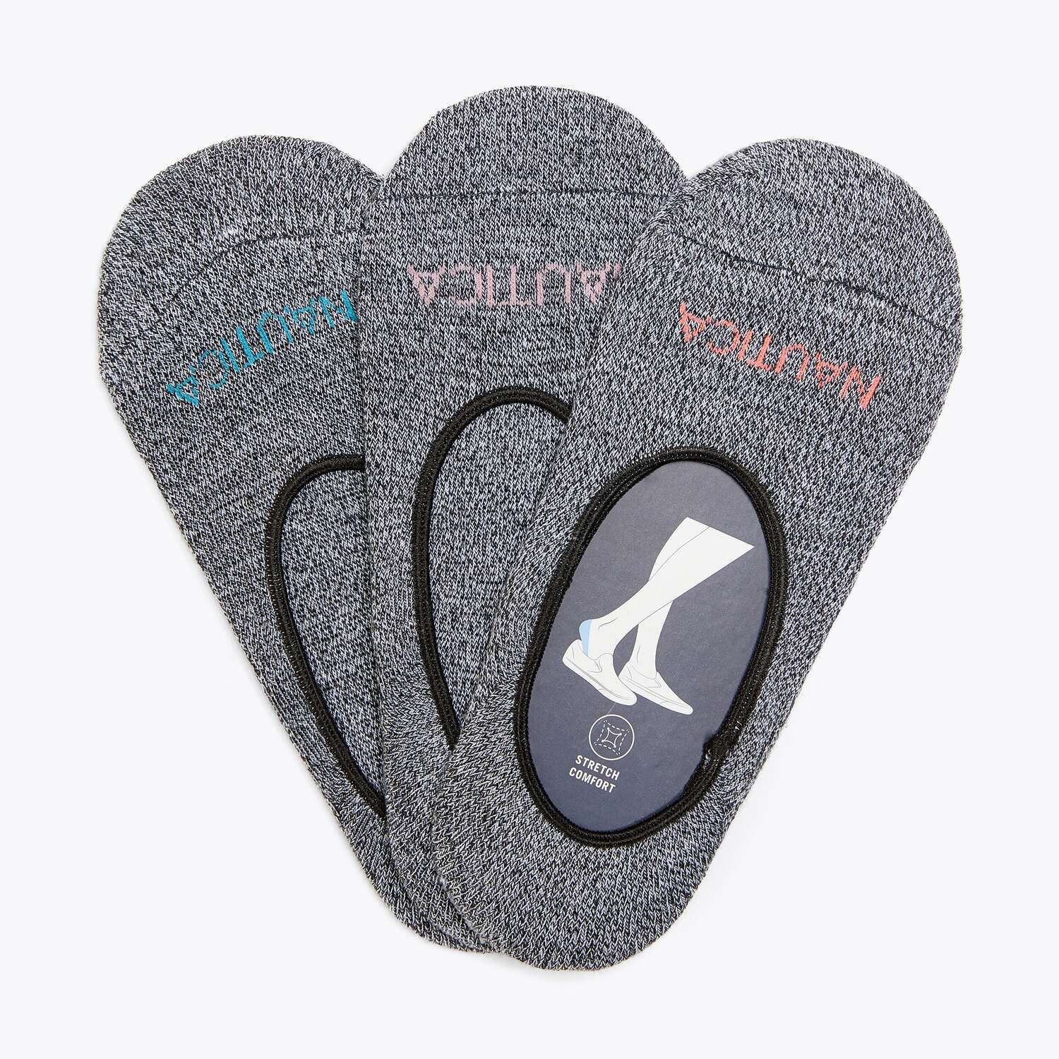 

Nautica Женские Носки Микрофибра Подкладка, 3 пары, Assorted B