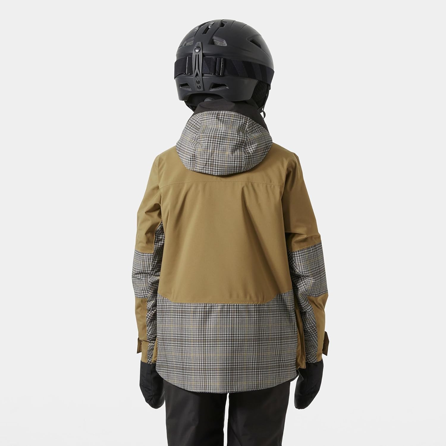 Куртка Helly-Hansen Junior Summit 2.0 - унисекс, водонепроницаемая, ветрозащитная, дышащая, молодежная верхняя одежда для активного отдыха Helly Hansen, 718 Sepia Aop — фото 4