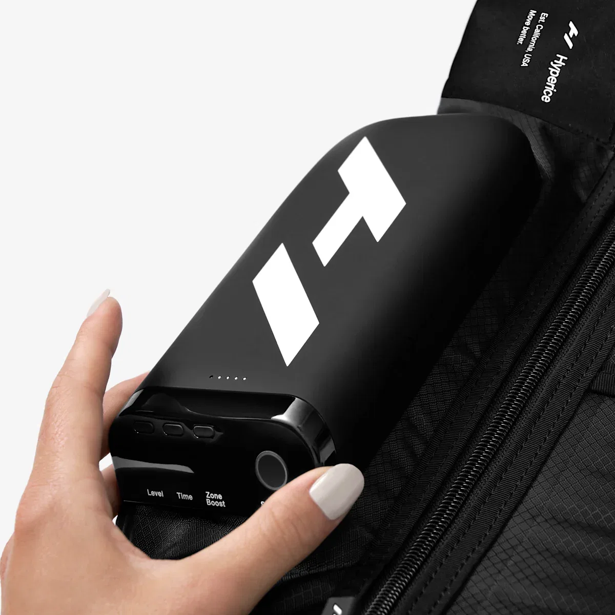 Универсальные компрессионные сапоги Hyperice Normatec Elite Legs Dynamic Air Nike, черный — фото 2
