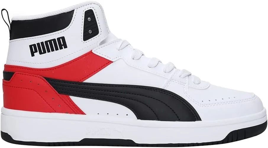 Кроссовки Puma унисекс Puma Rebound JoySneaker, белый/черный/красный — фото 2