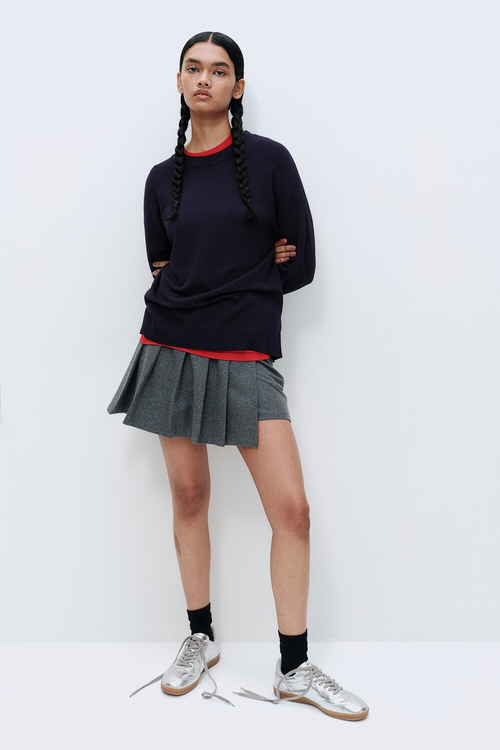 

Свитер тонкой вязки H&M, синий