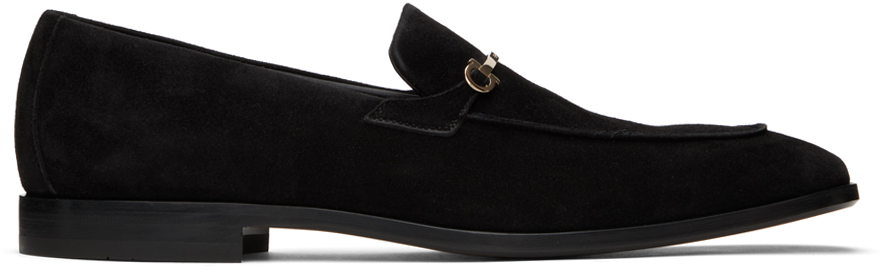 

Черные мокасины с орнаментом Gancini Ferragamo, Nero