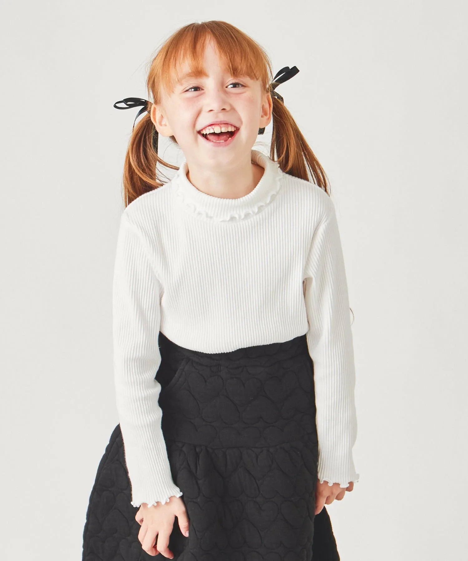 Водолазка в рубчик Ever Closet, white