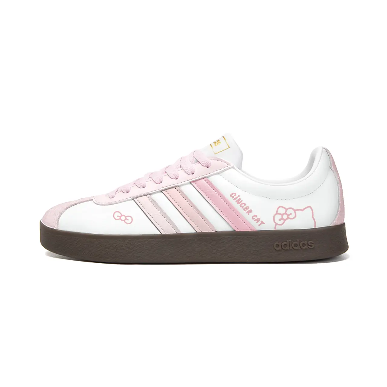 

Adidas ВЛ Корт 2.0 скейтборд обувь унисекс низкие бело-розовые, цвет White Pink
